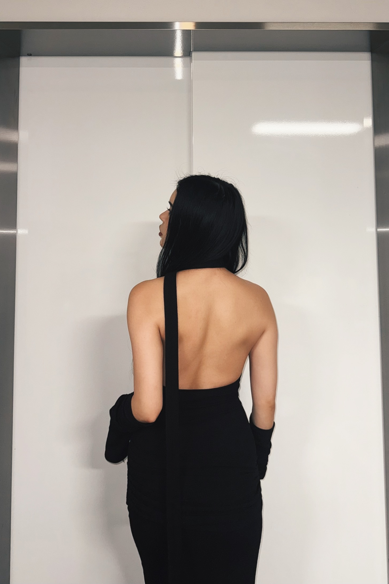 VENUS ARM KNIT DRESS