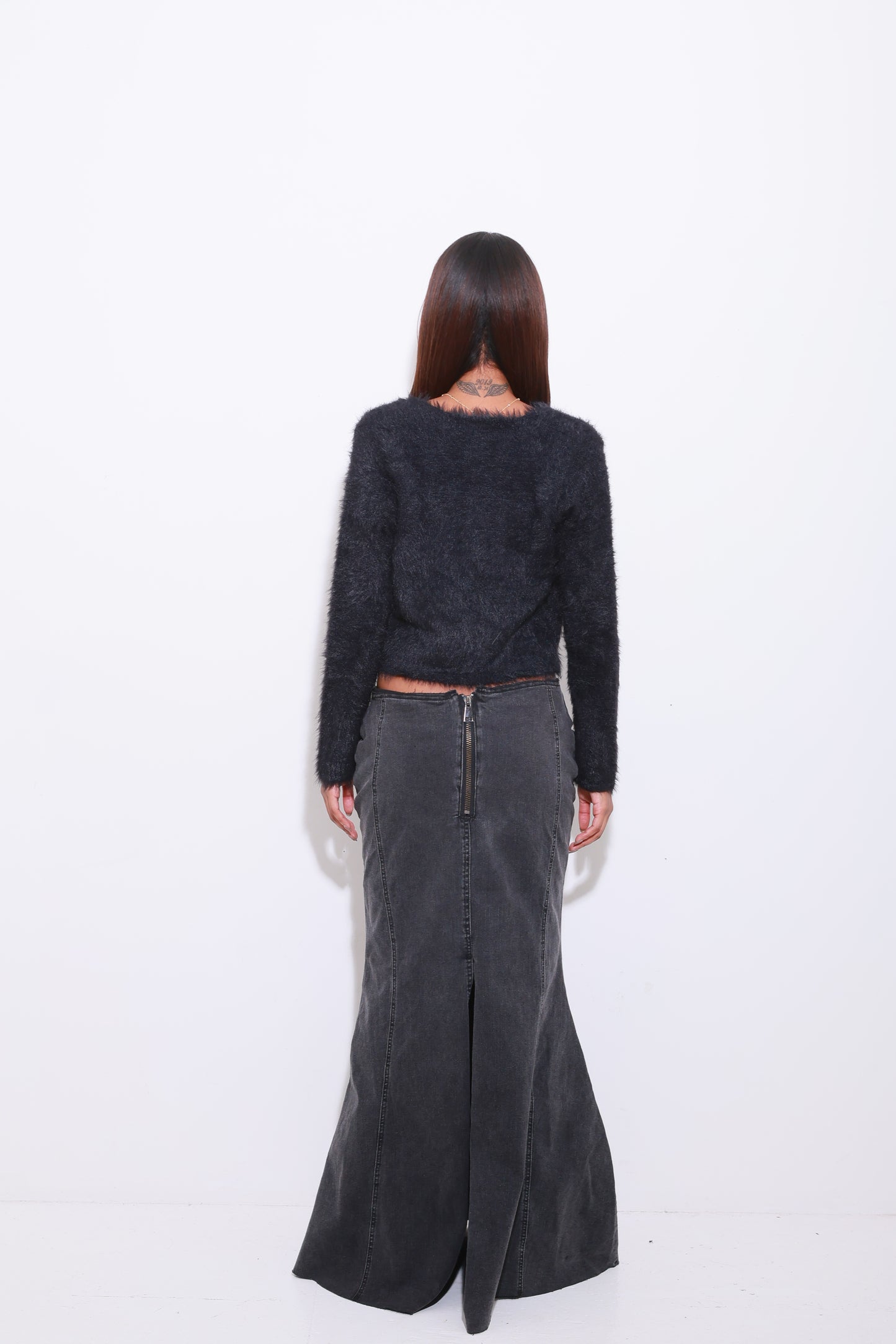 SHAGGY KNIT C/D with metal clip