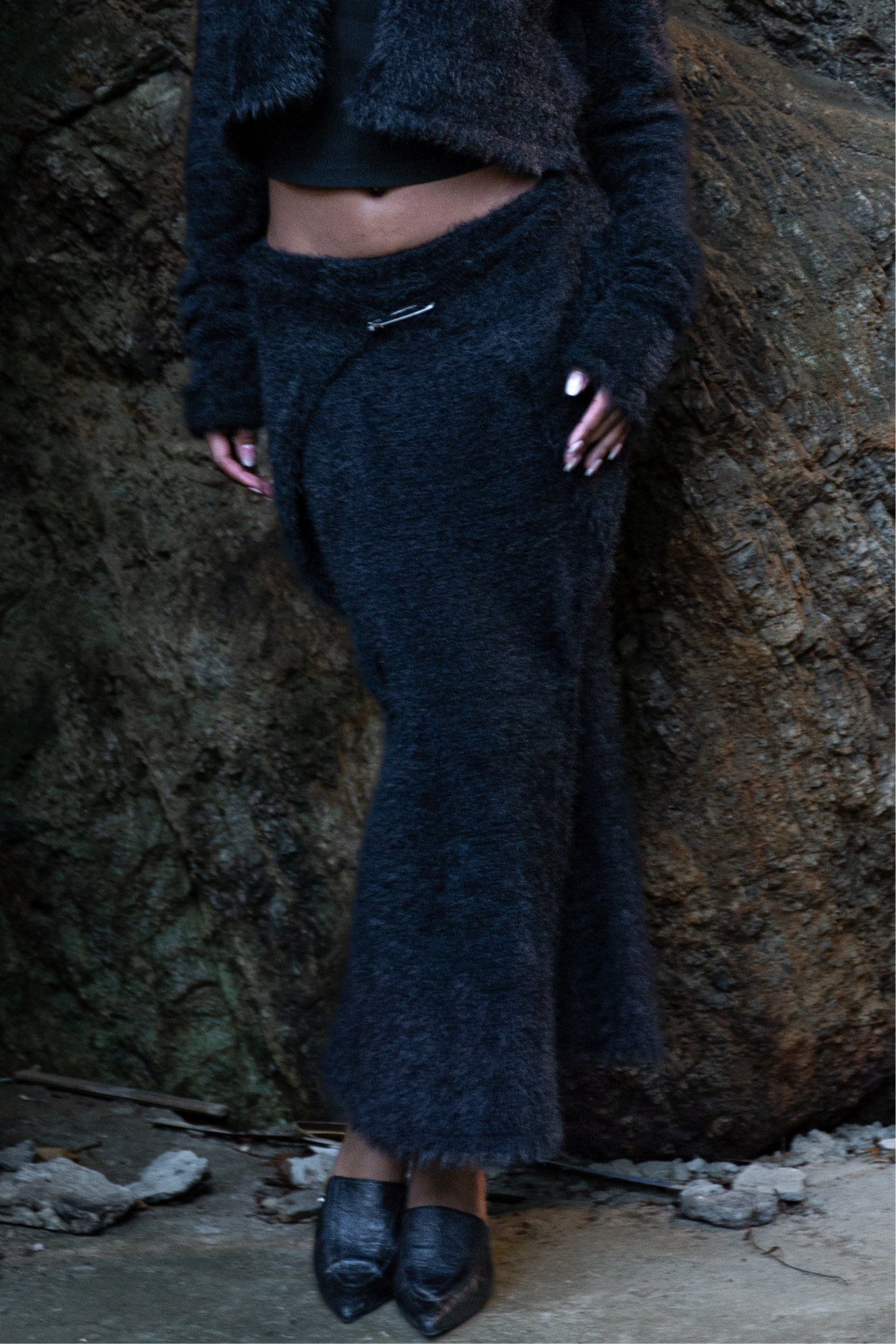 SHAGGY KNIT MERMAID S/K