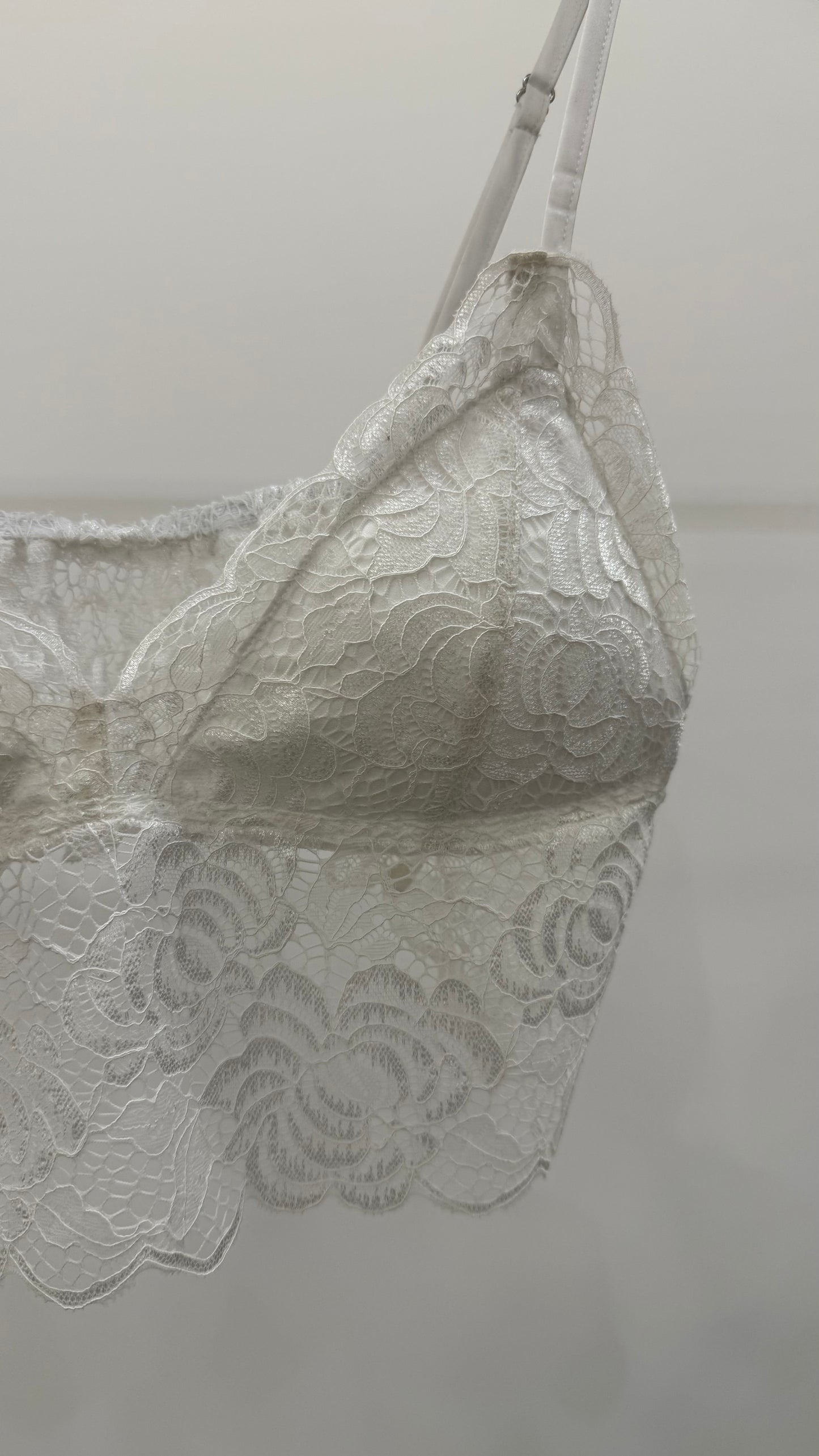 BACK GATHER LACE Bustier