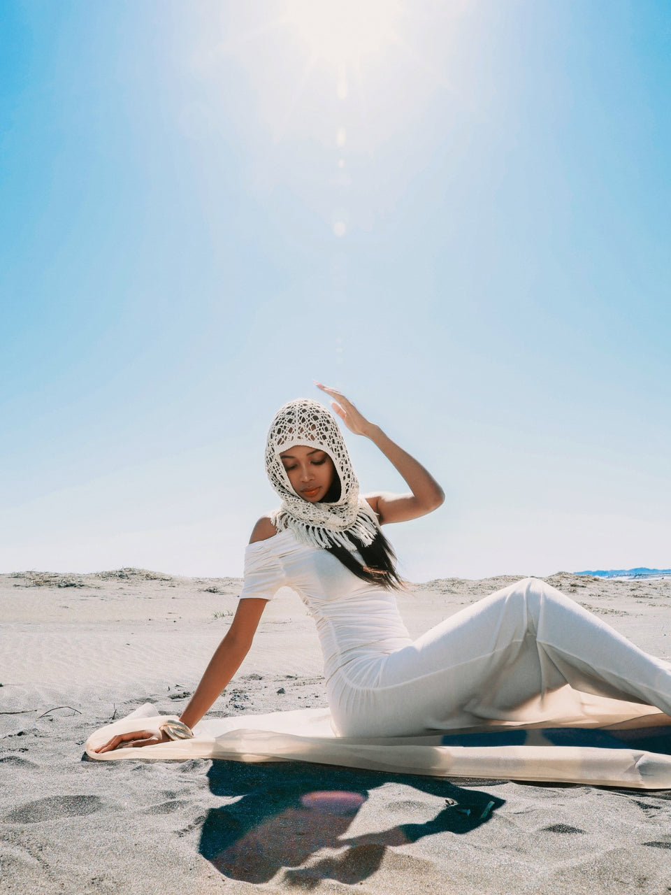 SHEER LACE BALACLAVA