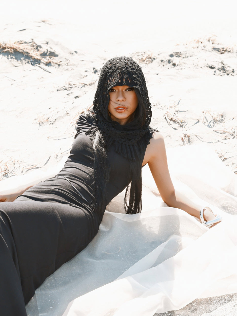 SHEER LACE BALACLAVA