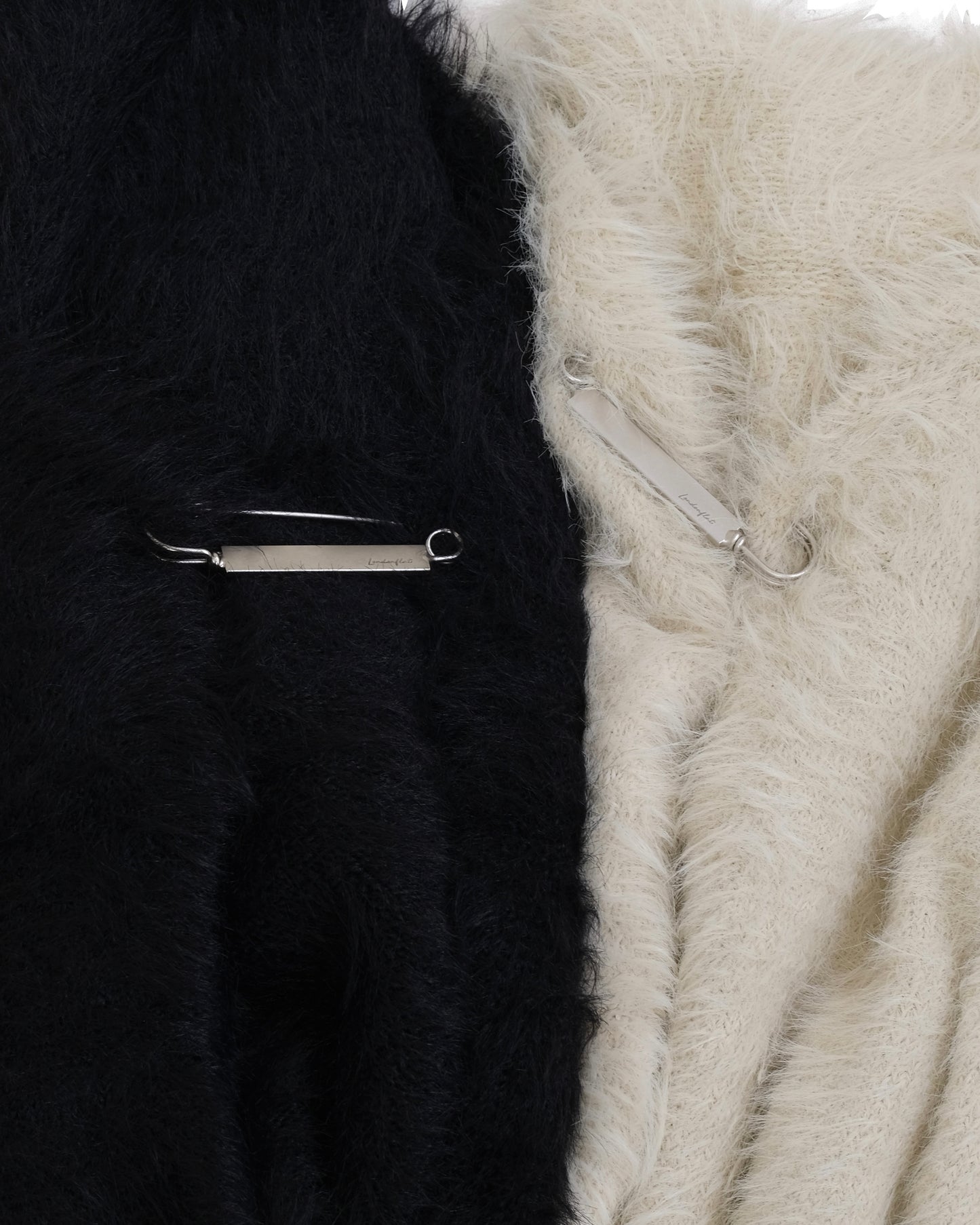 SHAGGY KNIT C/D with metal clip