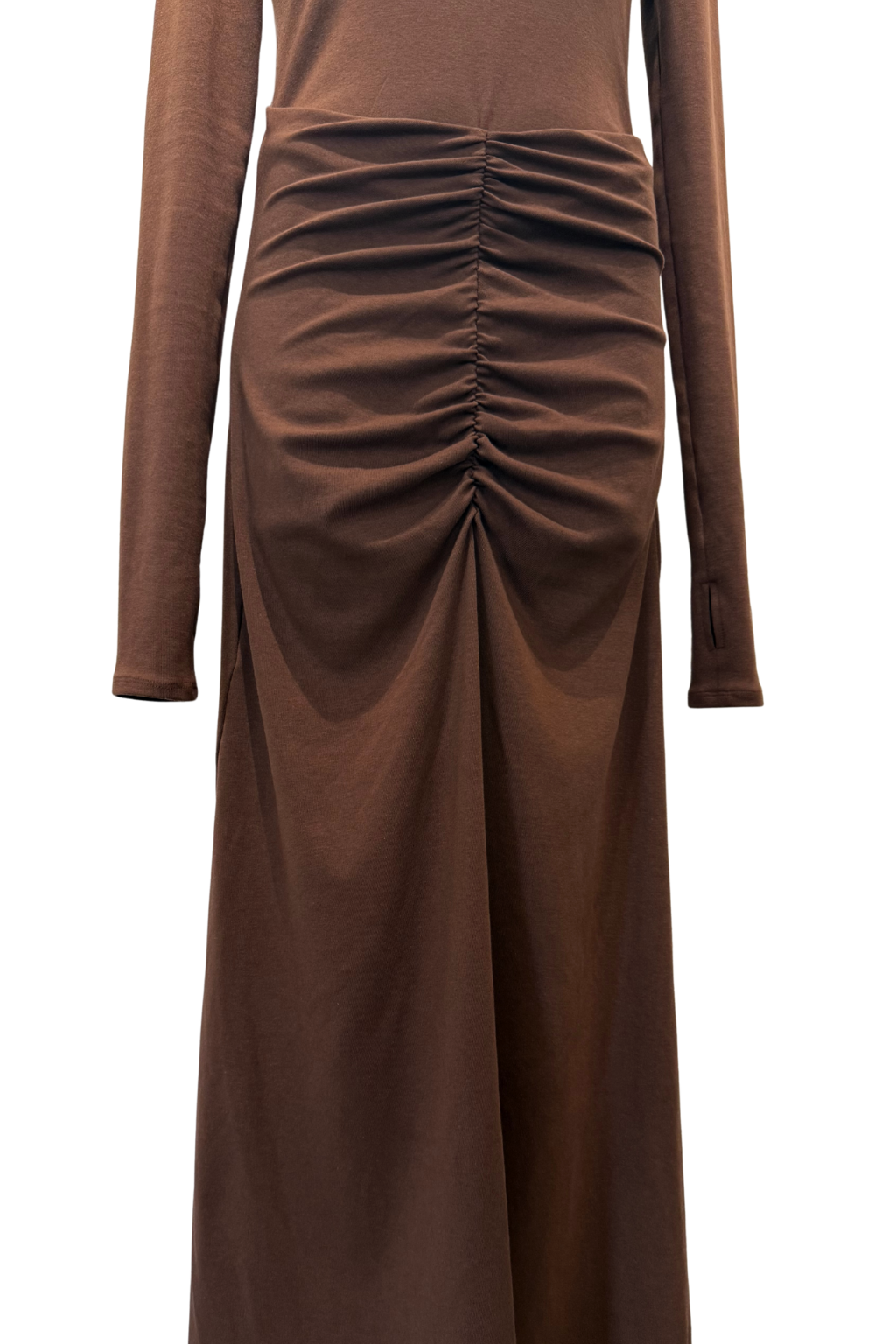 FRONT DRAPE DRESS