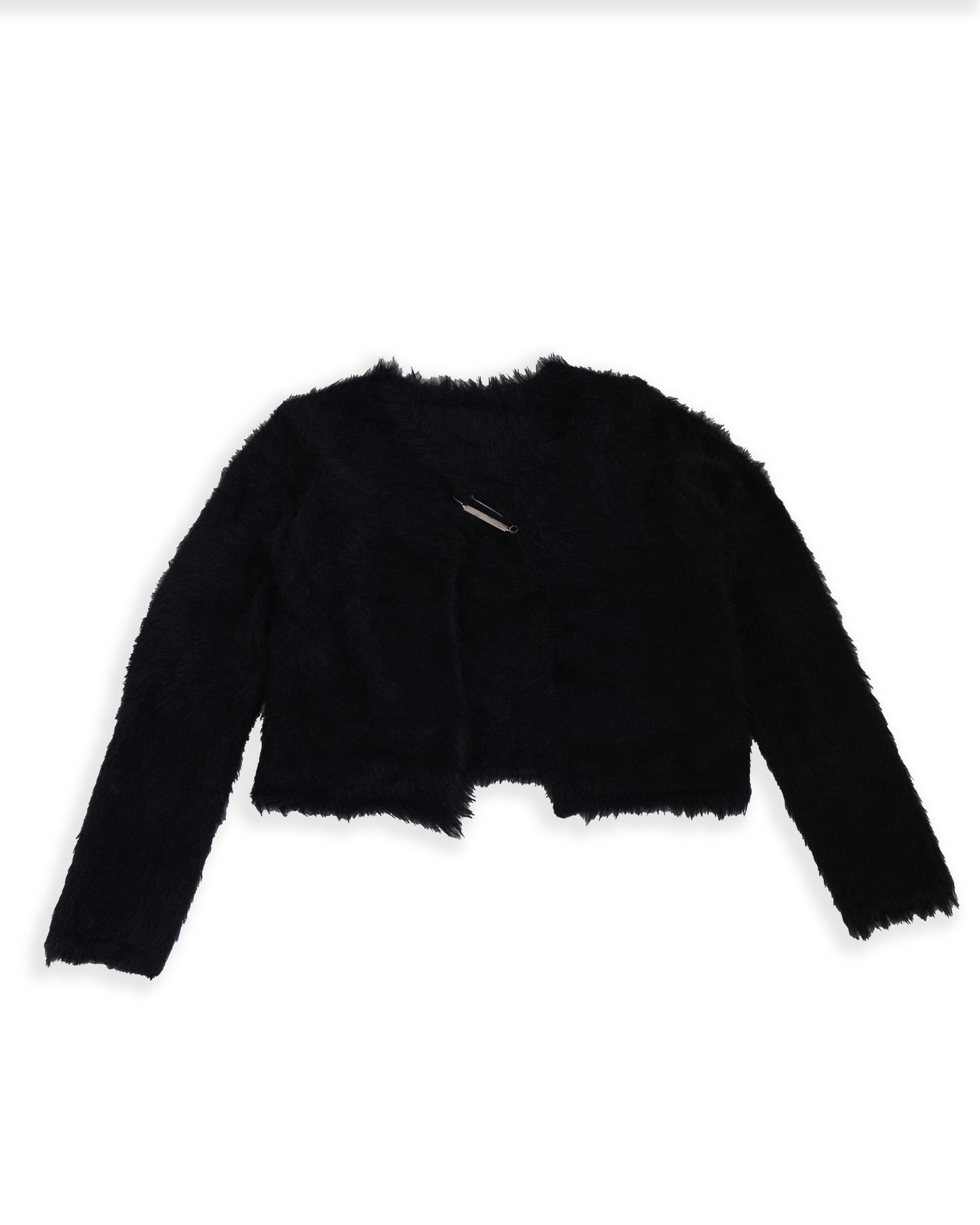 SHAGGY KNIT C/D with metal clip
