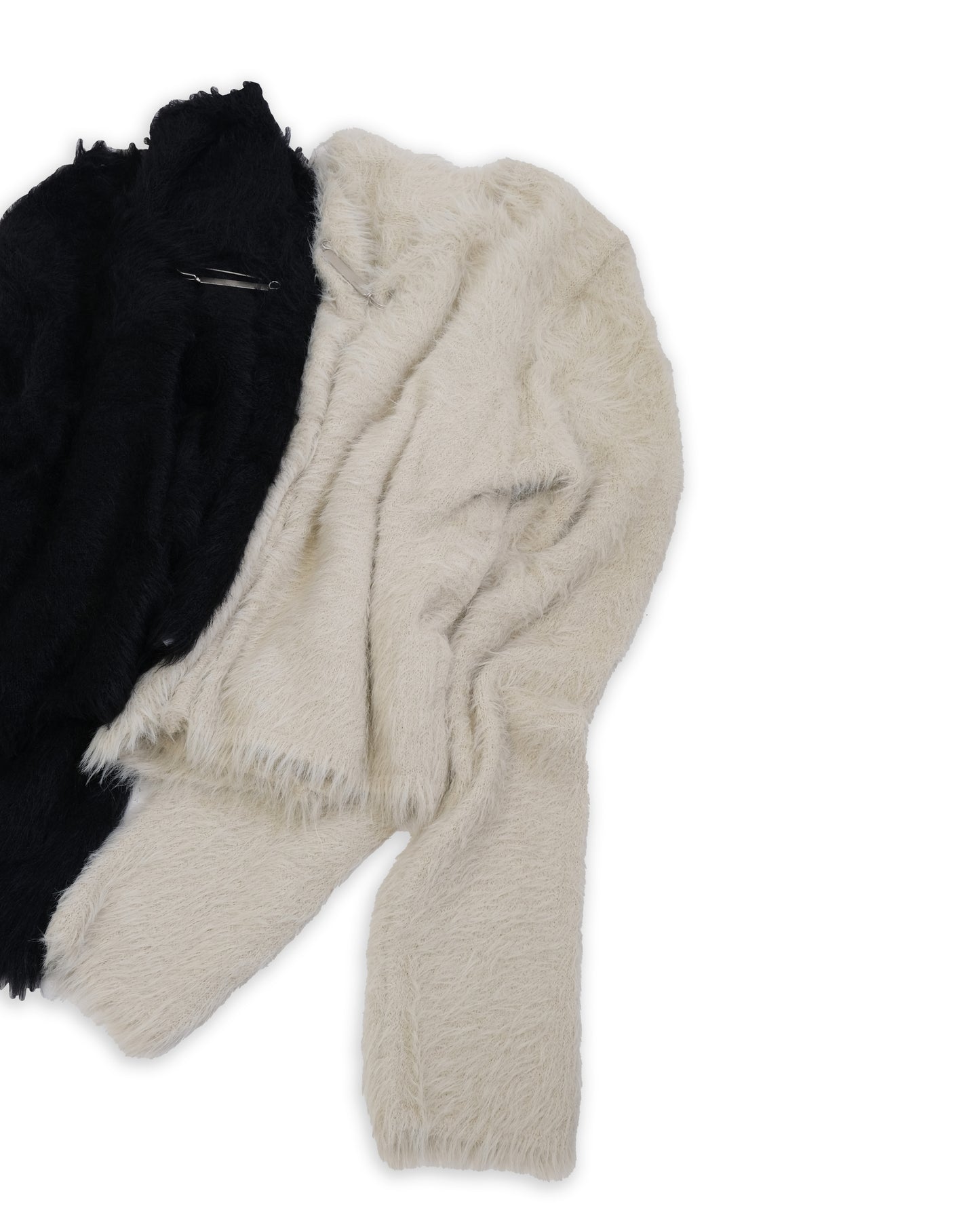 SHAGGY KNIT C/D with metal clip