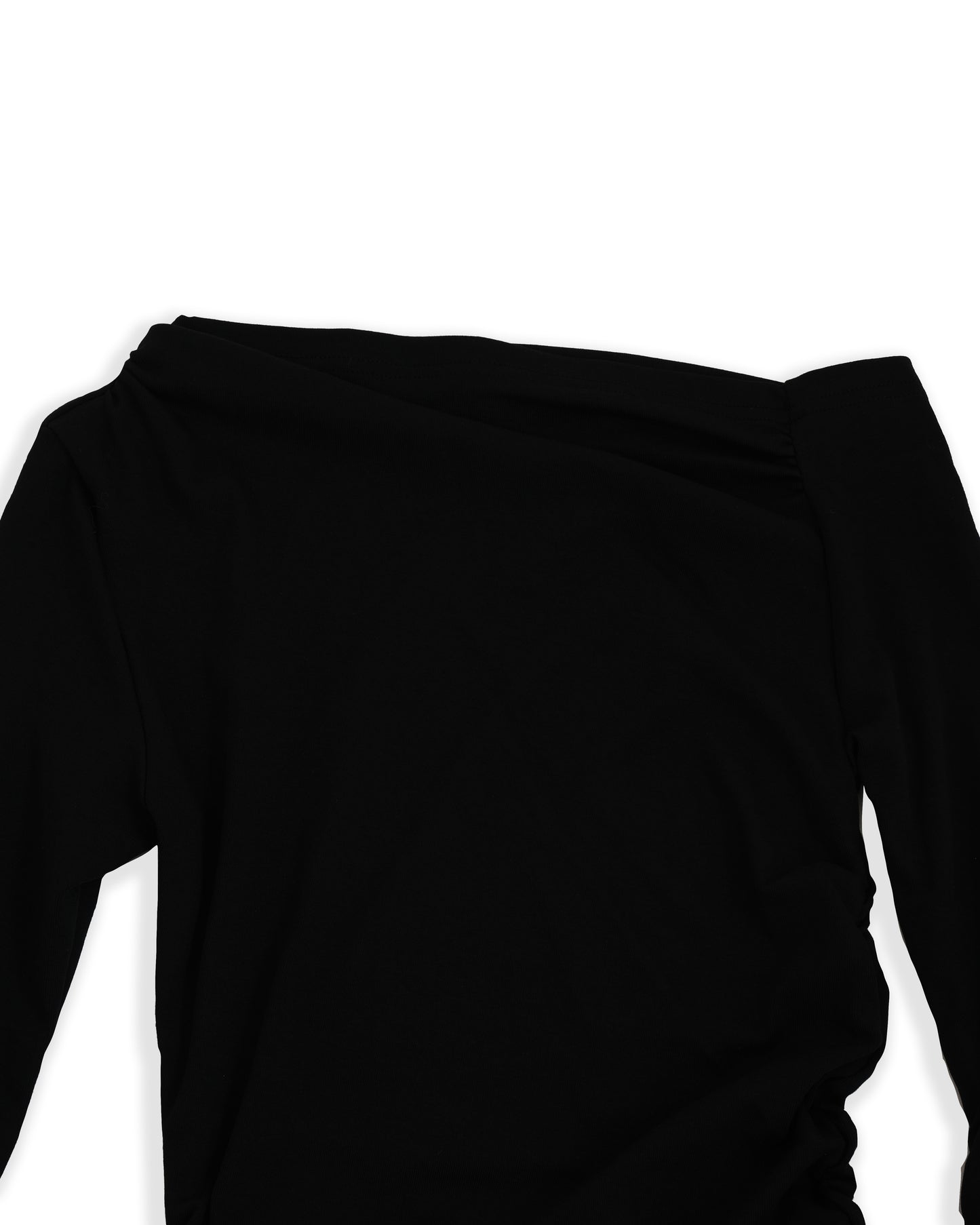 ONE SHOULDER GATHER O/P