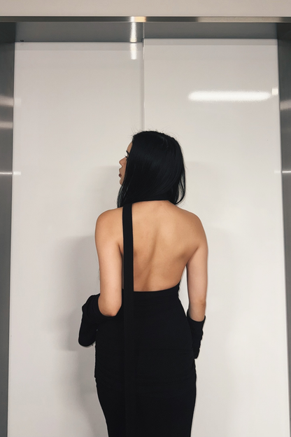 VENUS ARM KNIT DRESS