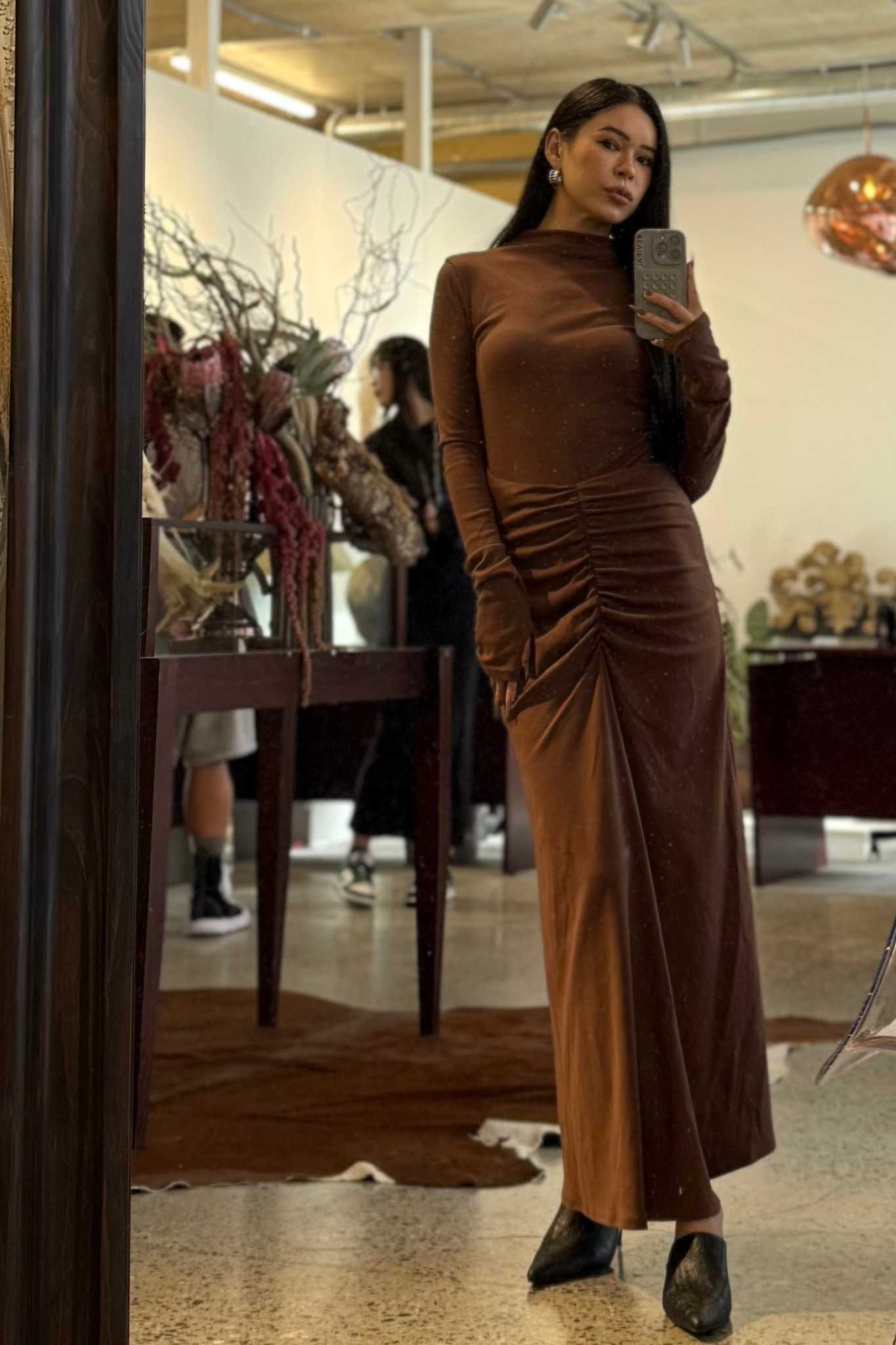 【12/19 20:00発売】FRONT DRAPE DRESS