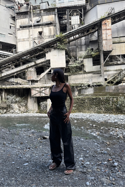 VINTAGE LEAHER BALLOON P/T