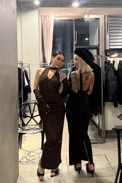 【12/19 20:00発売】VENUS ARM KNIT DRESS