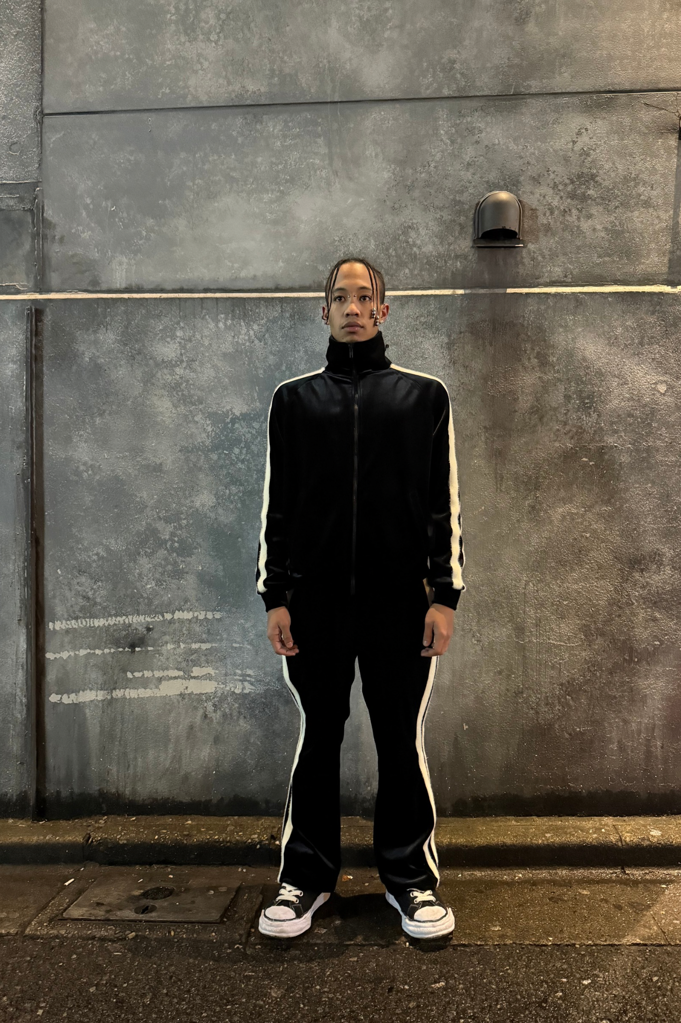 BOLD LINE TRACK VELOUR SETUP/MEN