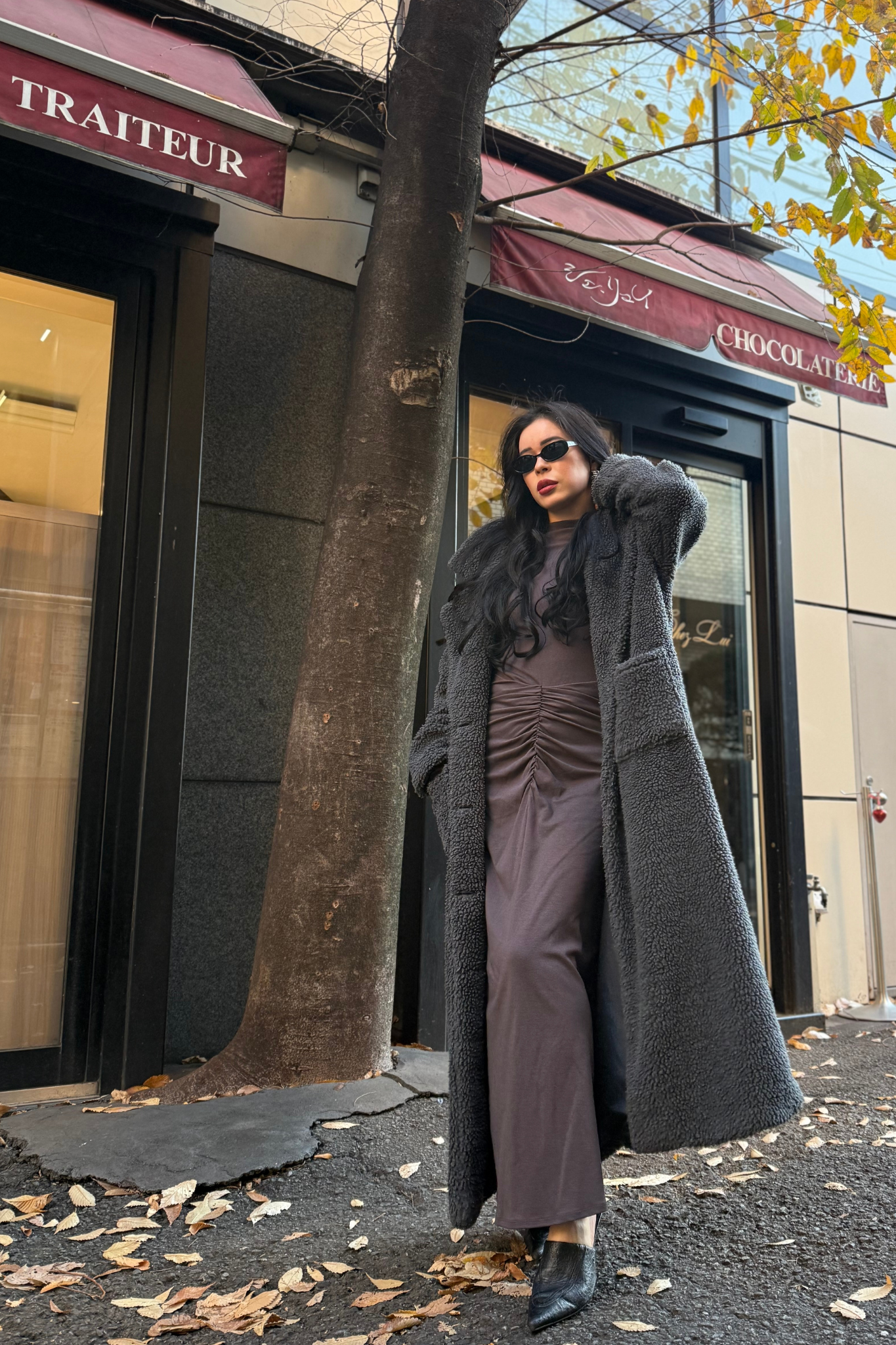 【12/19 20:00発売】FRONT DRAPE DRESS