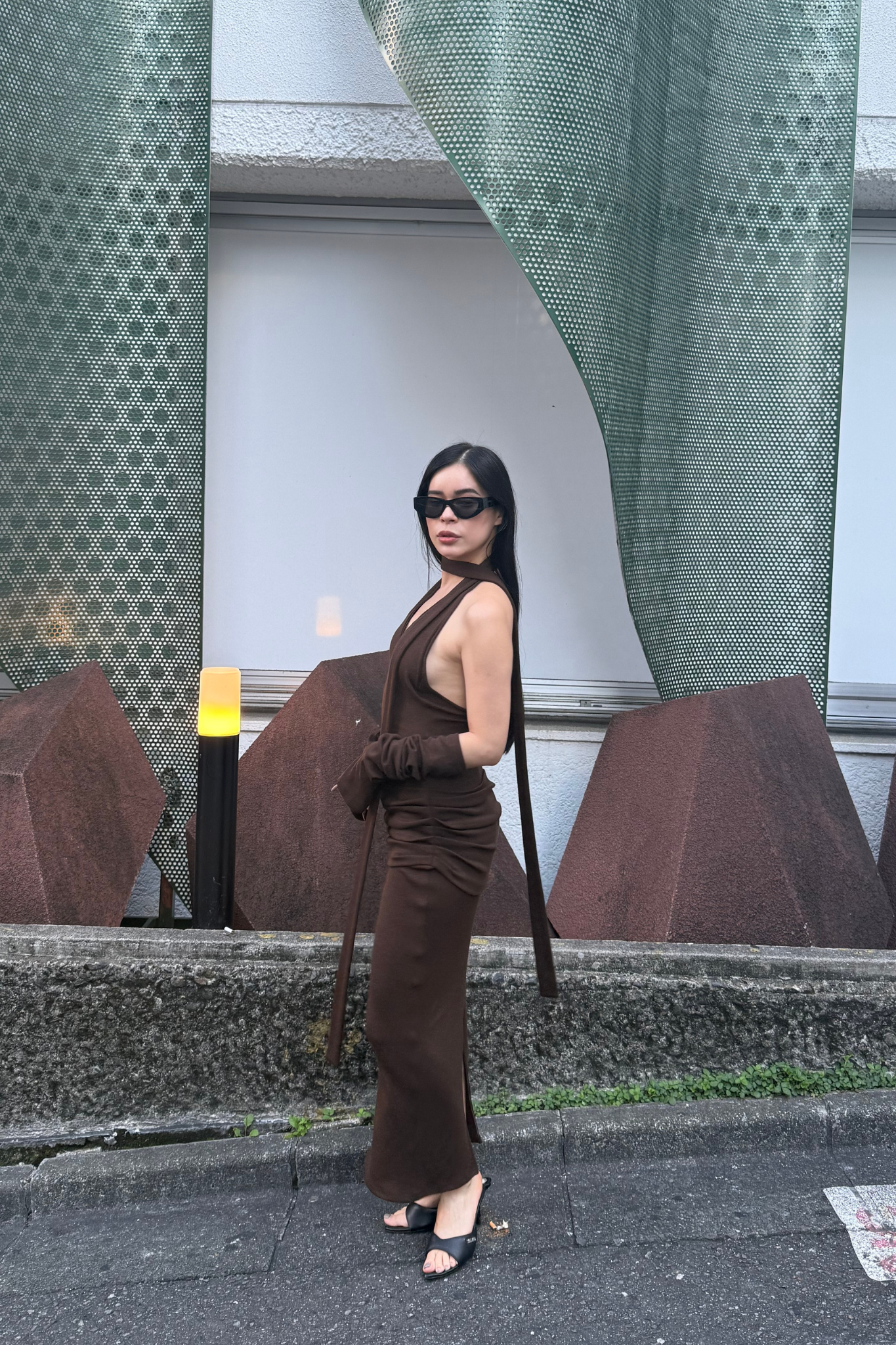 VENUS ARM KNIT DRESS