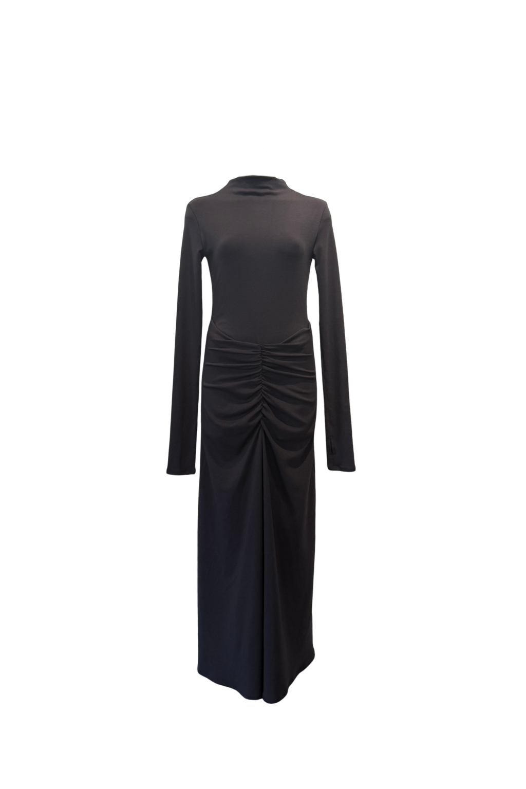 FRONT DRAPE DRESS