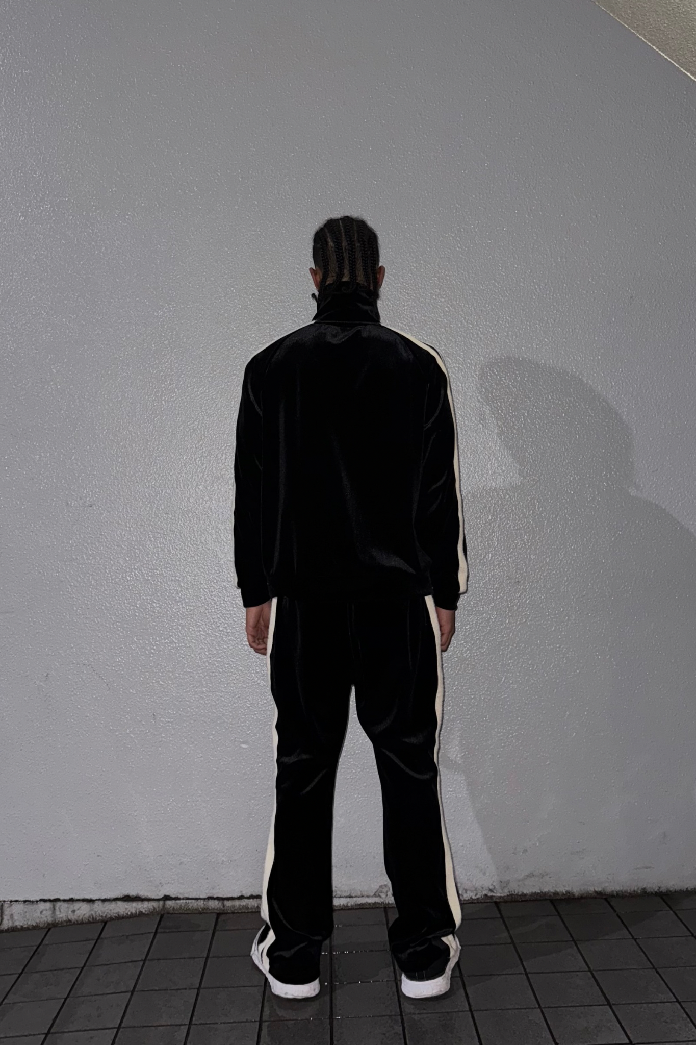 BOLD LINE TRACK VELOUR SETUP/MEN