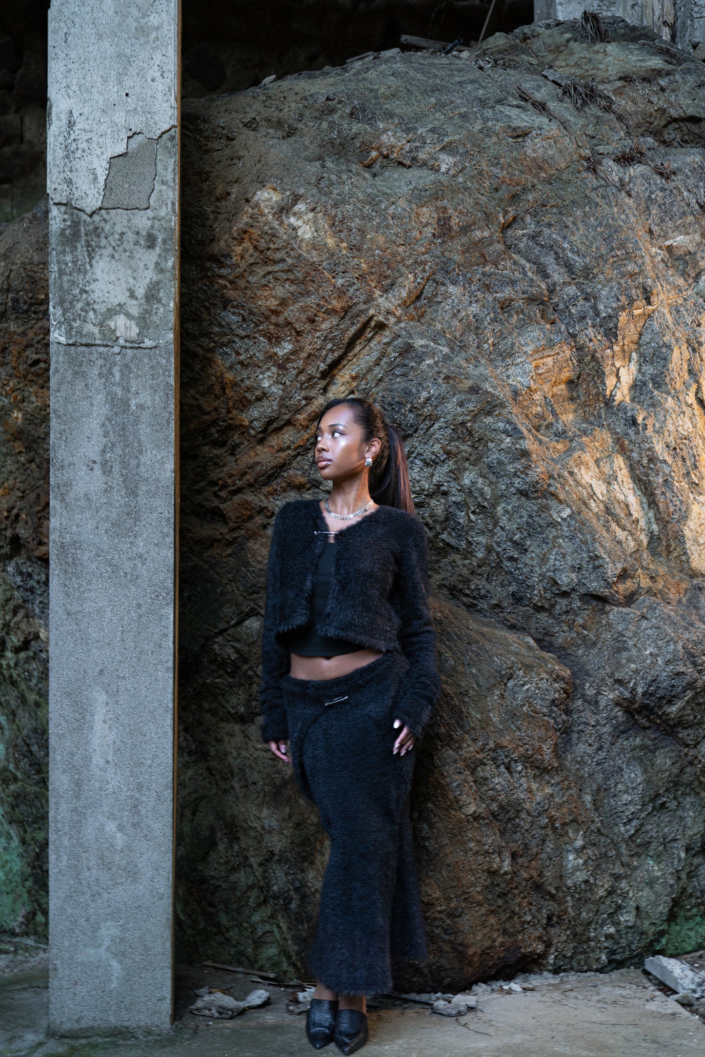 SHAGGY KNIT MERMAID S/K