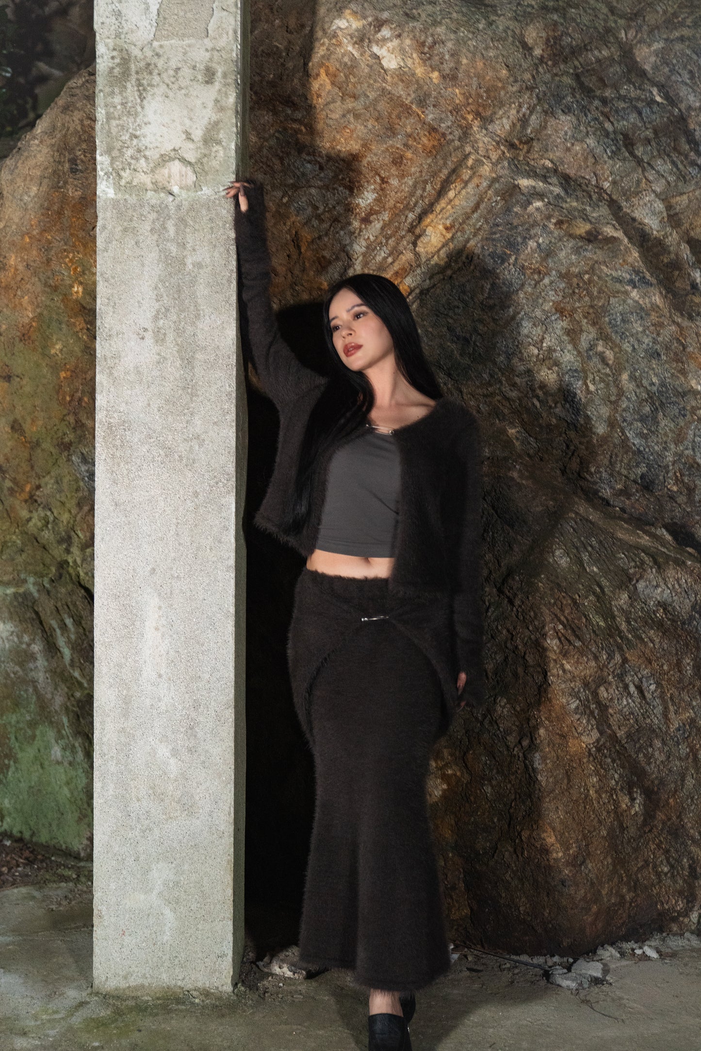 SHAGGY KNIT MERMAID S/K