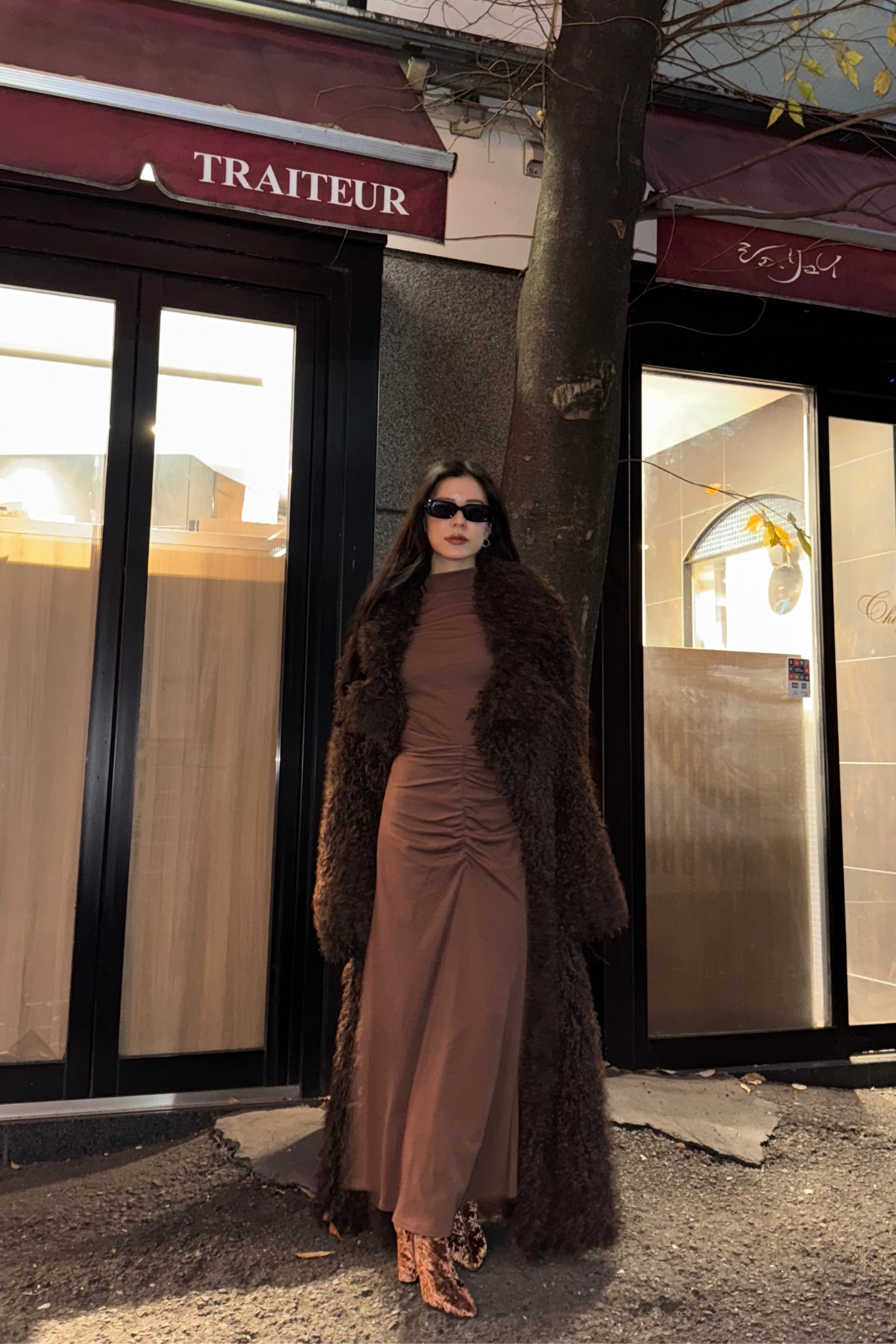 【12/19 20:00発売】FRONT DRAPE DRESS