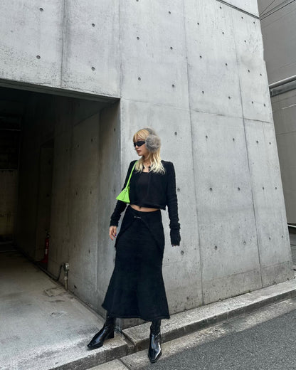 SHAGGY KNIT MERMAID S/K