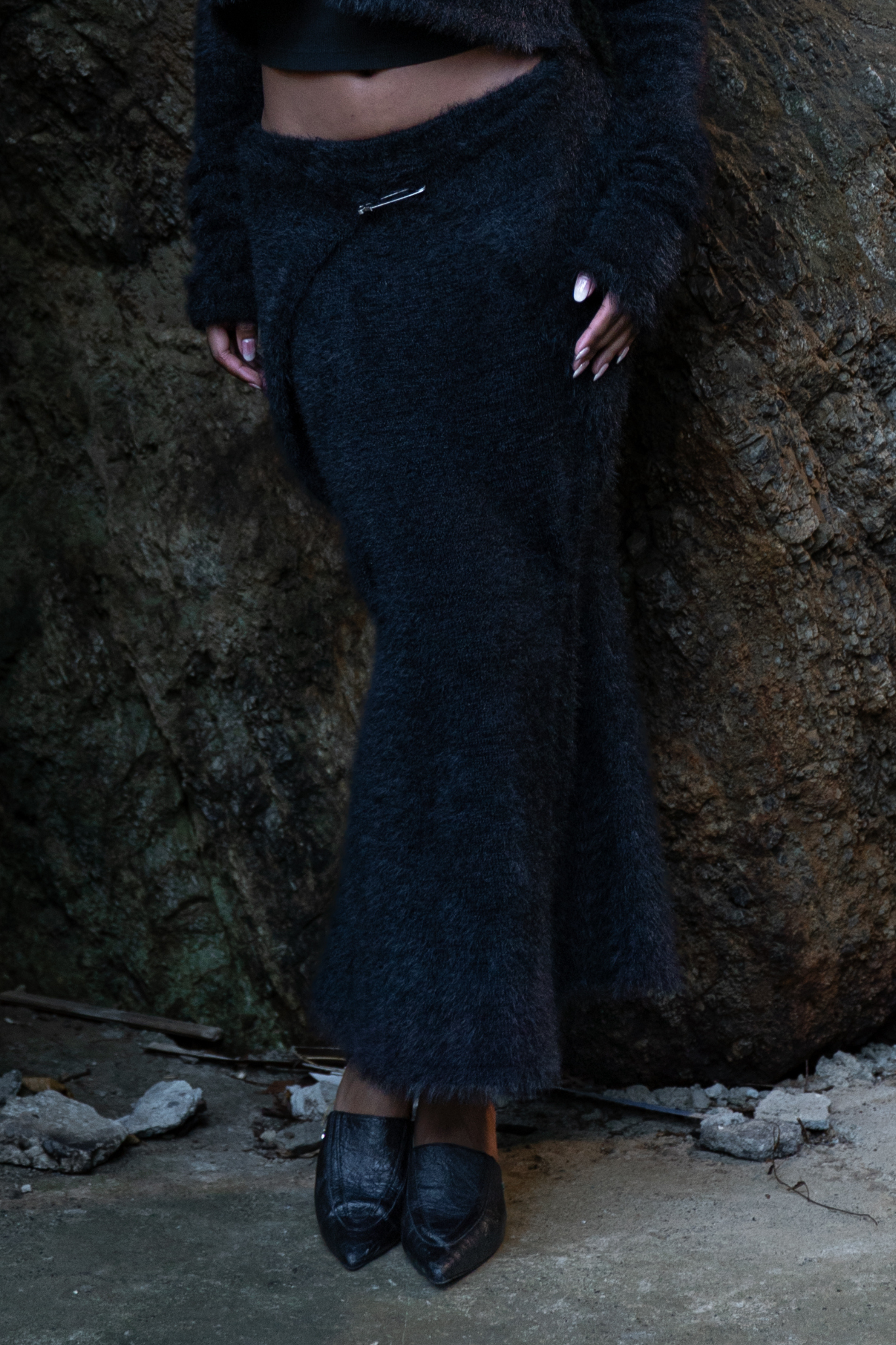 SHAGGY KNIT MERMAID S/K